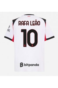 Fotbalové Dres AC Milan Rafael Leao #10 Venkovní Oblečení 2025-26 Krátký Rukáv